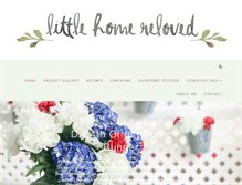 Tablet Screenshot of littlehomereloved.com